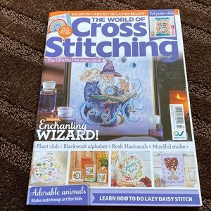 NWT WORLD OF CROSS STITCH MAGAZINE